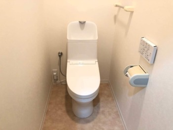 節水トイレ化＆内装明るくリニューアル
