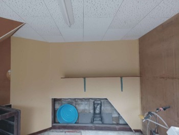 出雲市Ｉ様　倉庫の天井・壁修繕とホウ酸防蟻処理