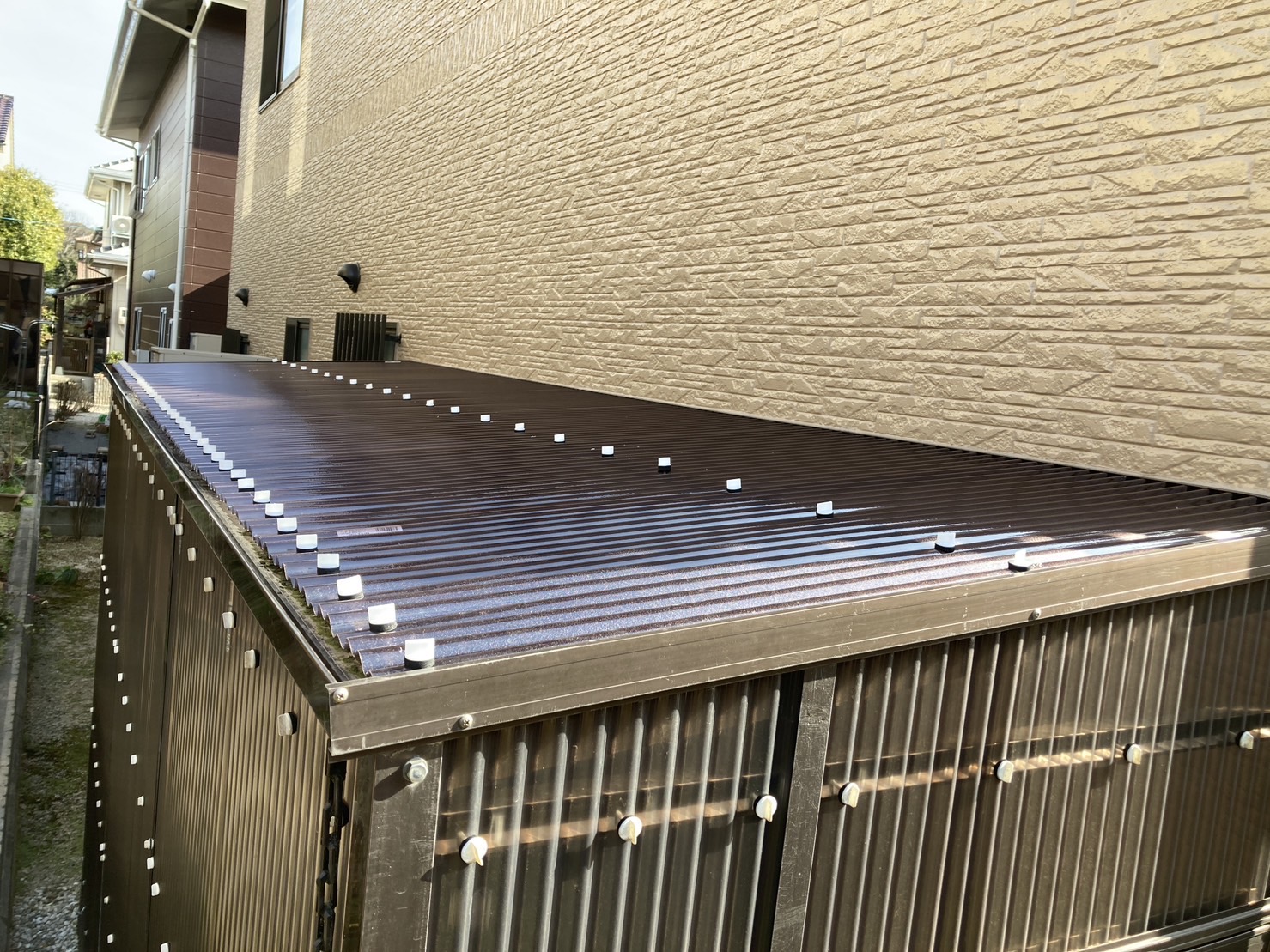 雪でストックヤードの波板破損！～松江店日記～