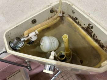 トイレタンク水の”チョロチョロ”をズバッと解消！