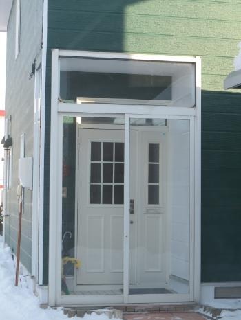 風除室 おしゃれ point 寒さ 守る 収納 作業