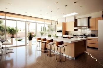 キッチンカウンター　奥行　活用方法