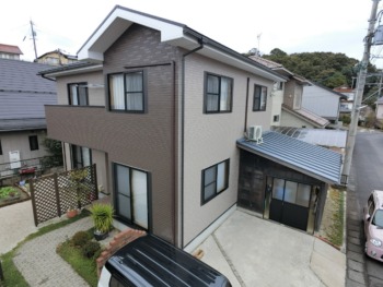 屋根・外壁を塗装☆遮熱塗料で暑さからお家を守ります！　