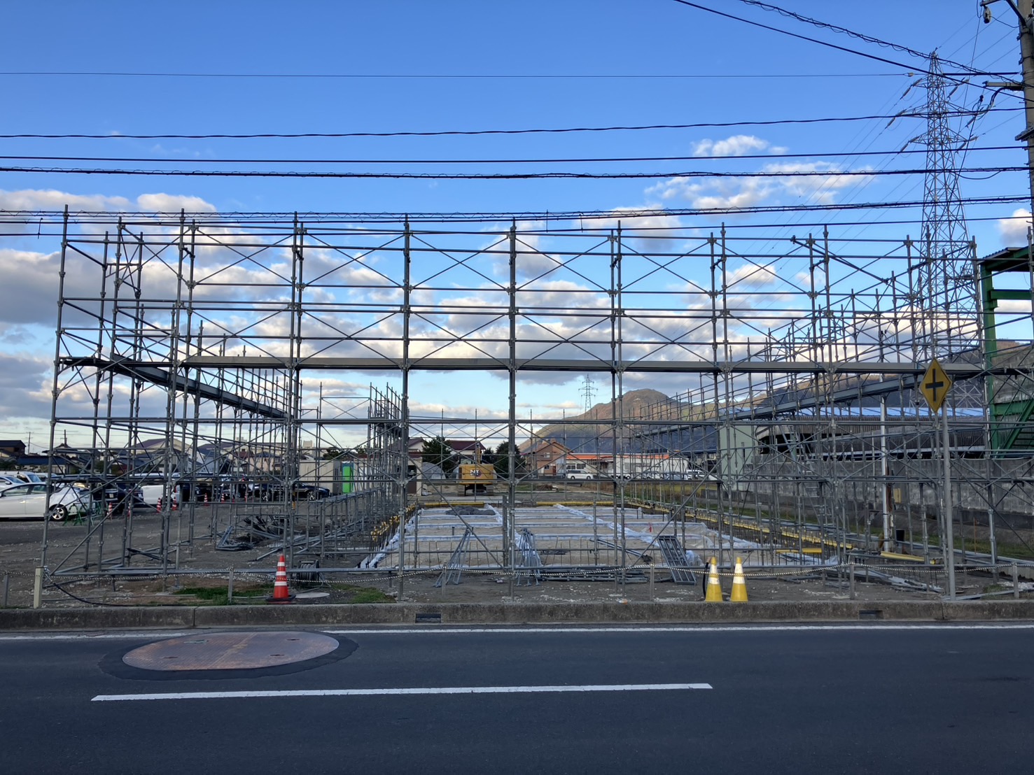 新社屋ストーリー⑧～足場工事～