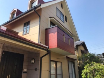 赤い屋根の素敵なお家になりました♪