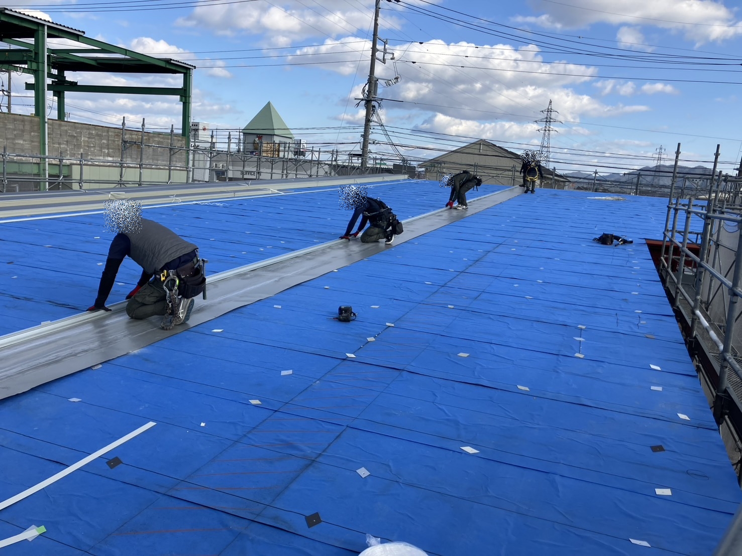 新社屋ストーリー⑪～屋根施工～