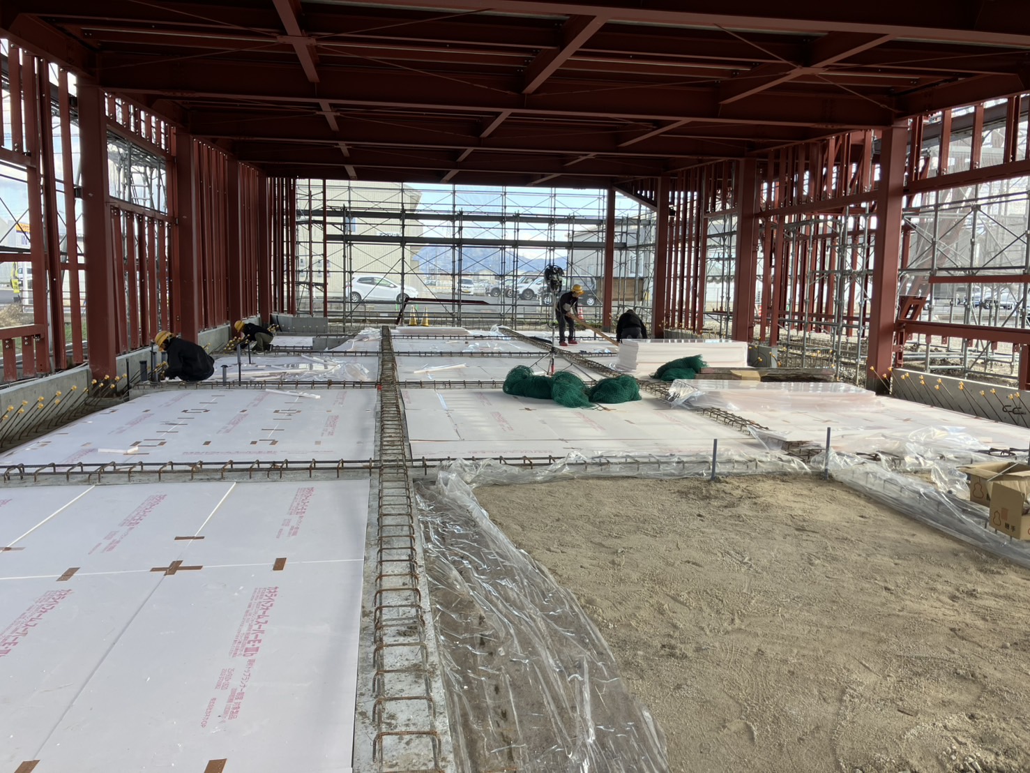 新社屋ストーリー⑫～内部床下地施工～