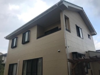 アステックペイント使用｜築12年住宅の外壁リフォーム