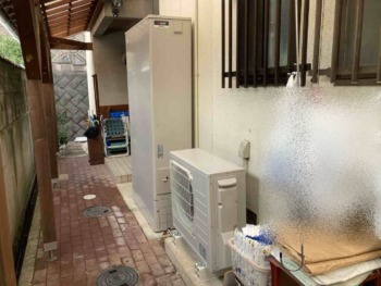 補助金で賢く省エネ☆三菱薄型エコキュート・フルオート設置工事