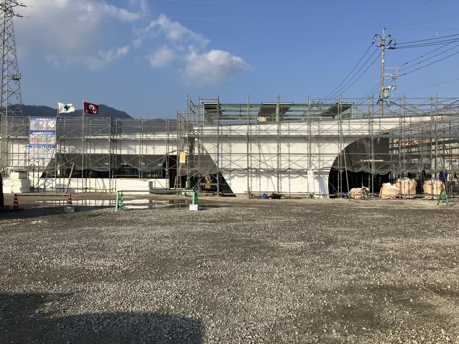 新社屋ストーリー⑳～外断熱下地施工完了～