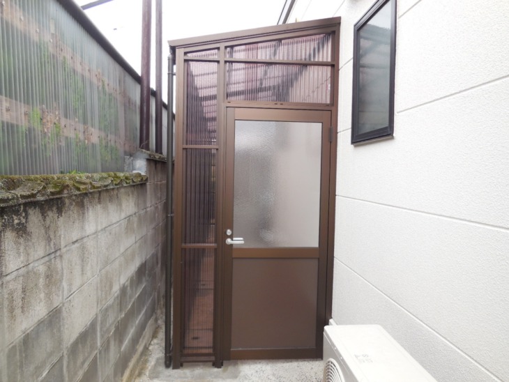 収納たくさん♪ストックヤード新設工事