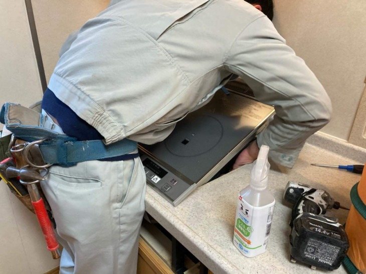 IHクッキングヒーターをリニューアル