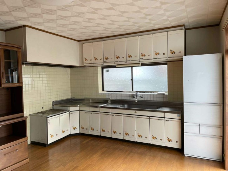 L型流し台からI型システムキッチンにリニューアル♬