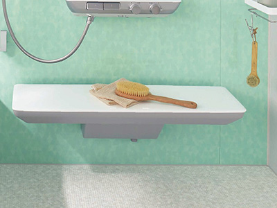 ぐるりと一周手が届くまるで浮島のようなデザイン