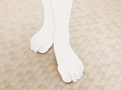 汚れにくい表面処理を施したフロア