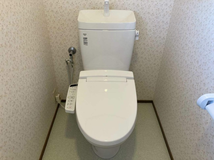 手洗い器をなくしてスッキリトイレルームの完成☆