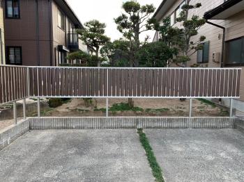 目隠しフェンス新設工事