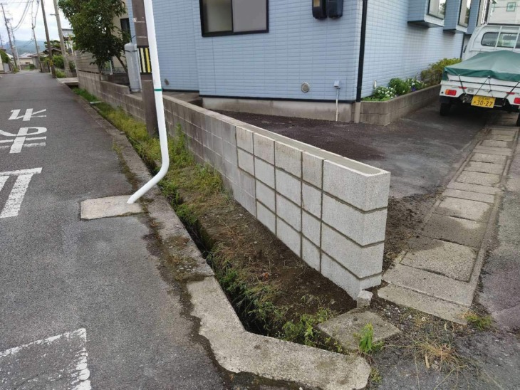 ブロック塀の部分修繕もお任せください！