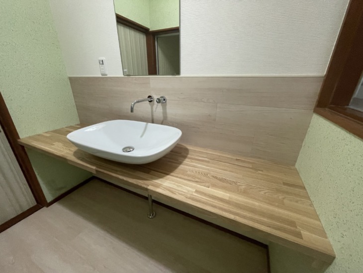 ボウルの大きい洗面空間へリニューアル★