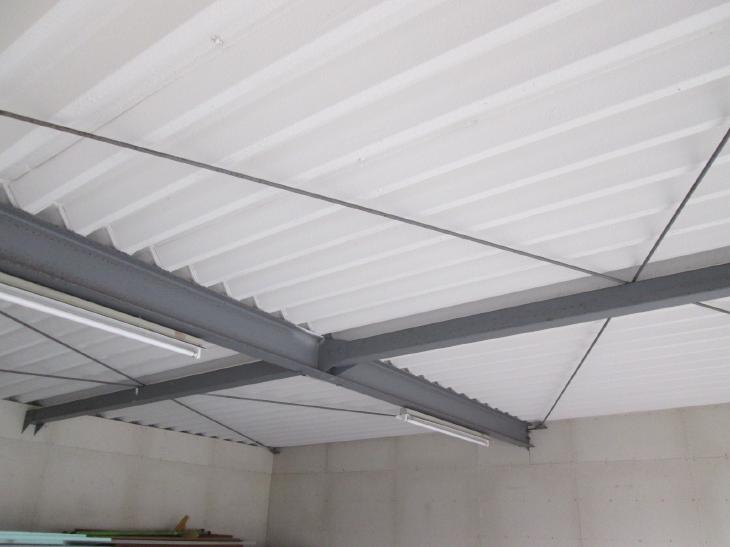 出雲市 I様邸 折半屋根裏結露防止塗装リフォーム事例