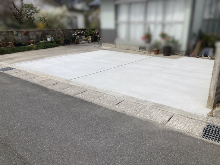 お庭を駐車場へリフォームする事で毎日が快適になります！！