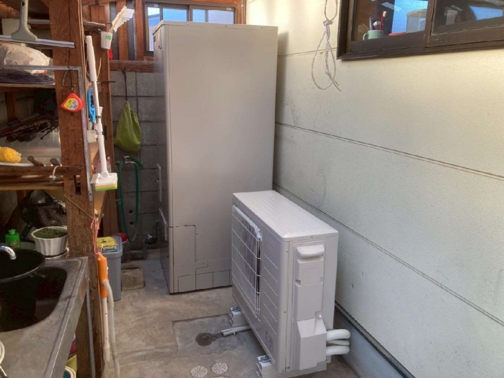 補助金を使用して三菱エコキュートを設置しました☆