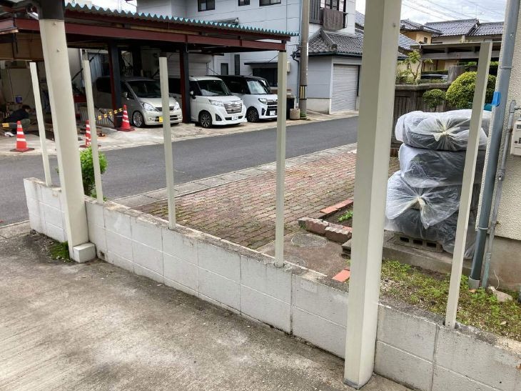 お気に入りのフェンスはそのままで強度向上リフォーム