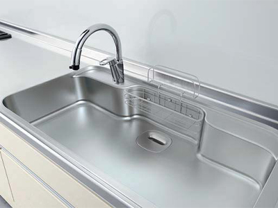 ひろびろ設計で作業・お手入れが快適